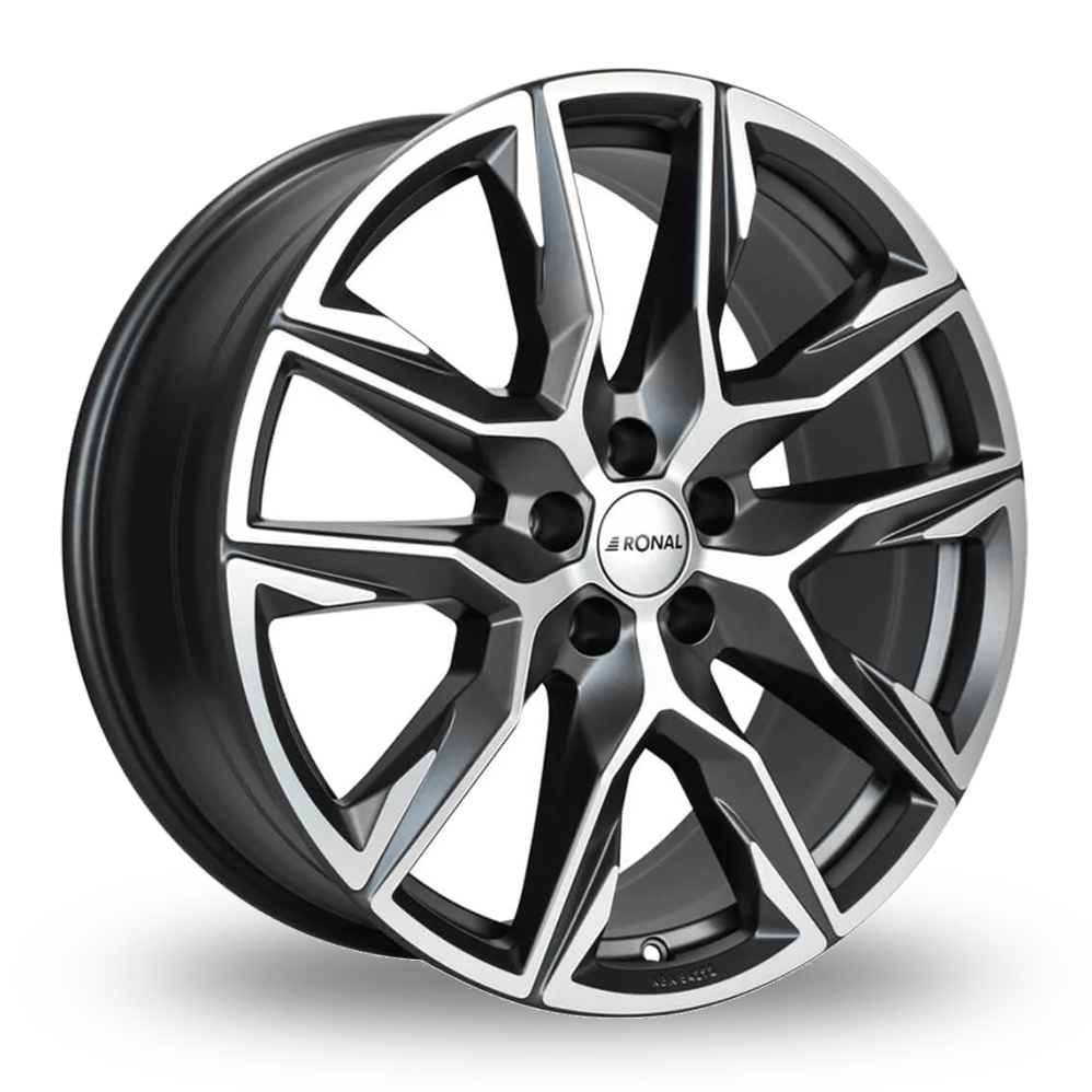 Ronal R71 Orbit Matt Grey Polished Alloy Wheels
