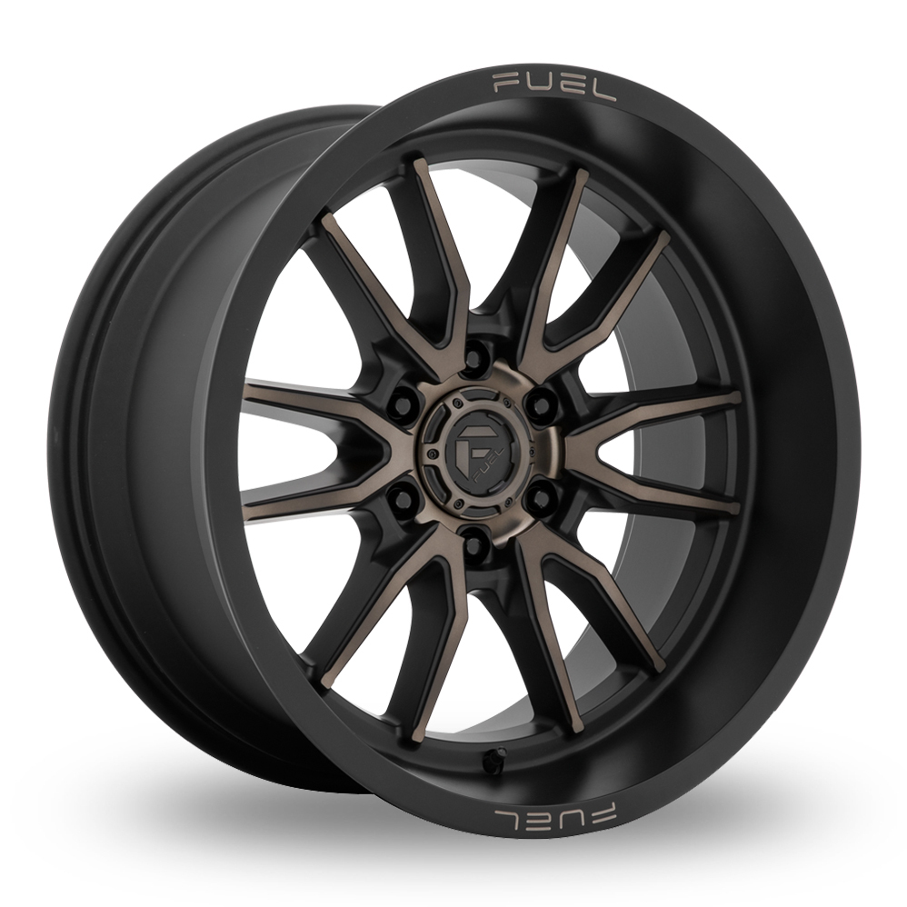 Fuel Off-Road D762 Clash (USA Warehouse) Matt Black Double Dark Tint Alloy Wheels