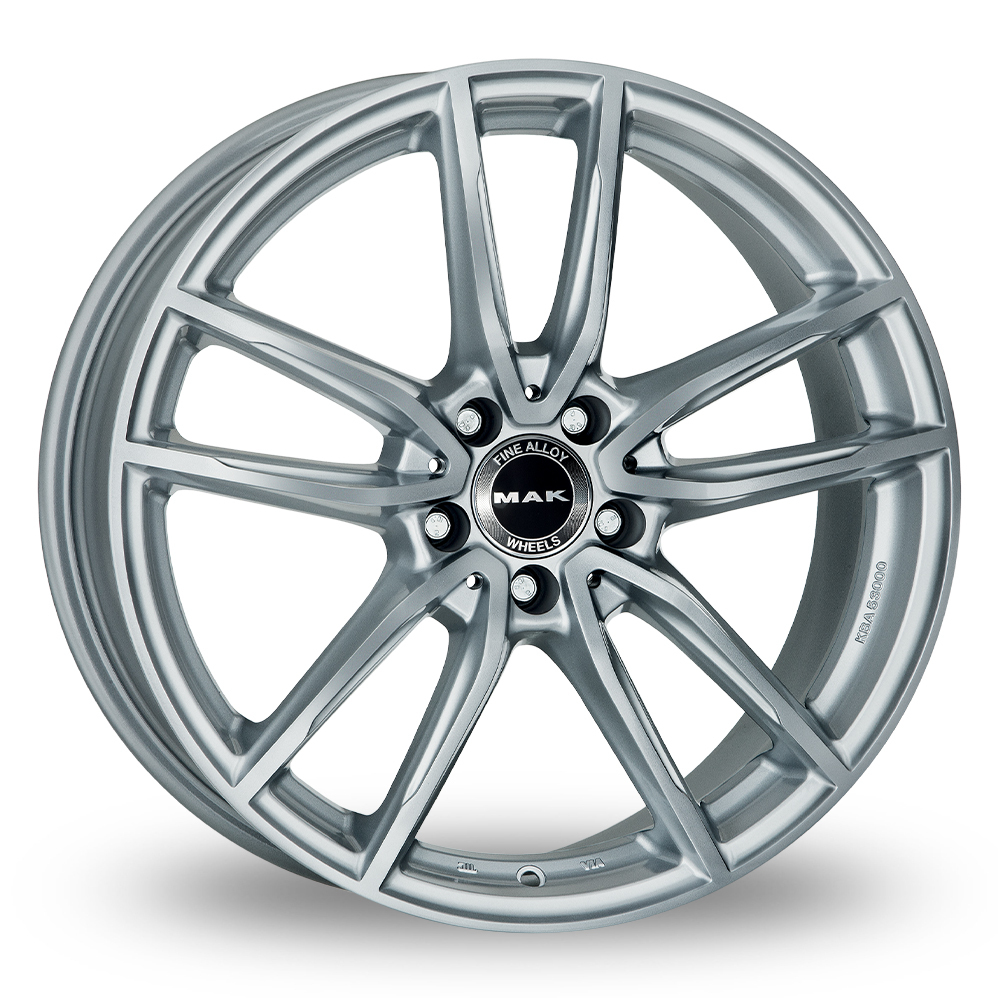 19 Inch MAK Evo Silver Alloy Wheels