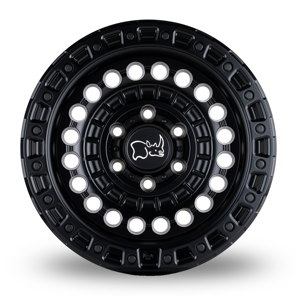 17" Black Rhino Sentinel Matt Black Alloy Wheels