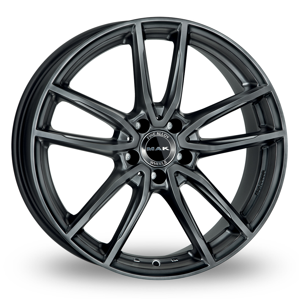 19" MAK Evo Matt Titan Wider Rear Alloy Wheels