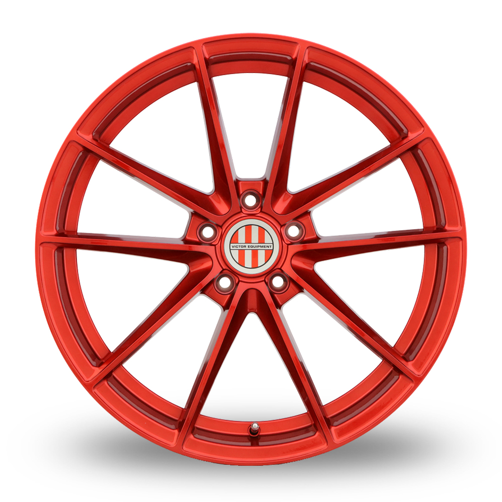 22" Victor Equipment Zuffen Candy Red Alloy Wheels