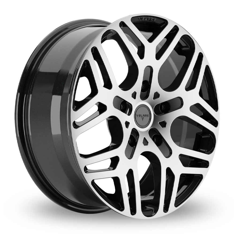 20" Velare VLR-T2 Gloss Black Machined Alloy Wheels