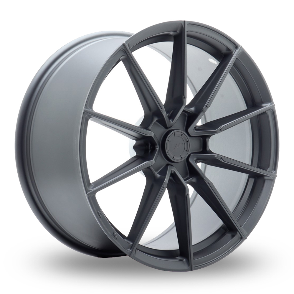 Japan Racing SL-02 (8.5x19) (Custom Fitment) Matt Gunmetal Alloy Wheels