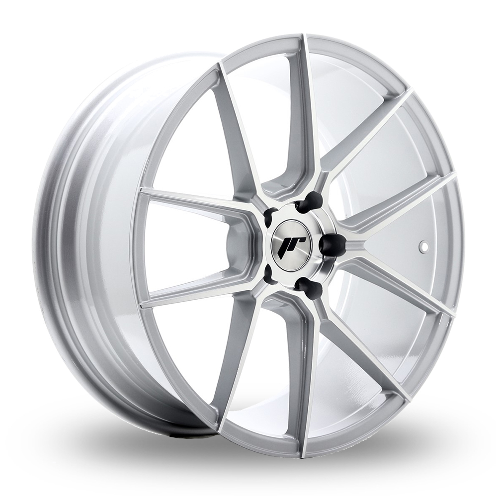 Japan Racing JR30 (8.5x18) Silver Machined Face Alloy Wheels