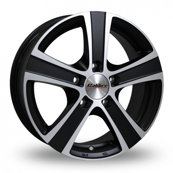 Calibre Highway Matt Black Polished Alloy Wheels