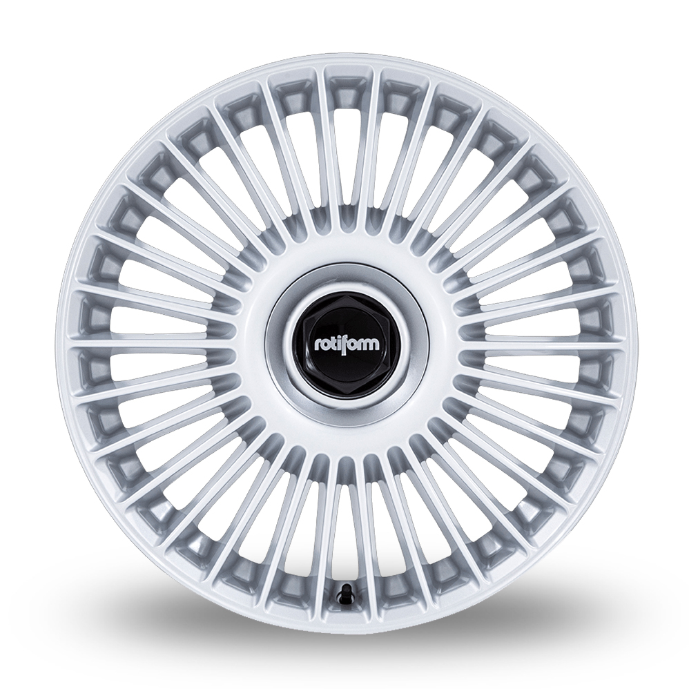 22" Rotiform RC202 GRZ (EU Warehouse) Gloss Silver Alloy Wheels