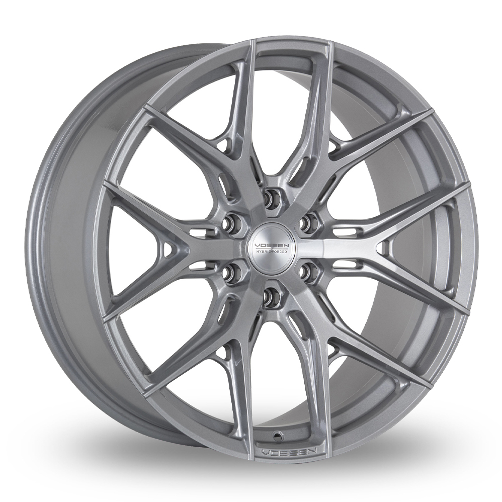 Vossen HF6-4 (9.5x20) (Deep Concave) Silver Metallic Alloy Wheels