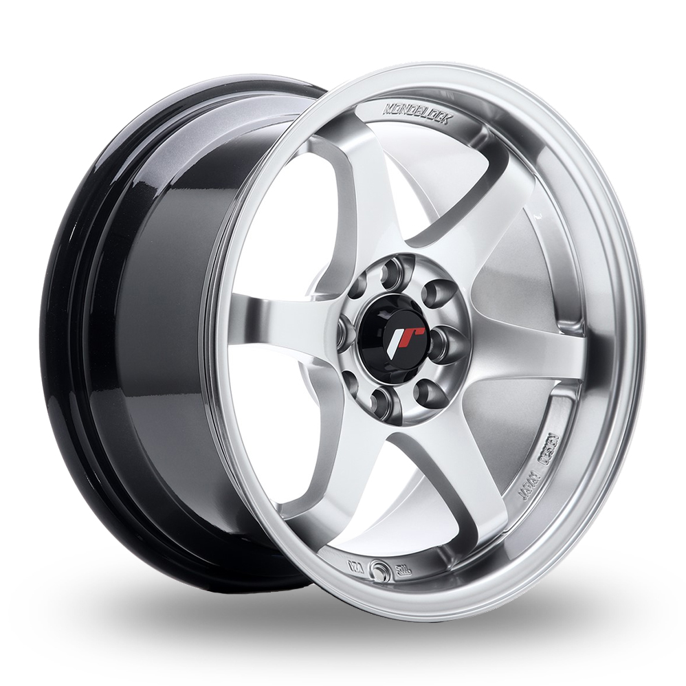 Japan Racing JR3 (8x15) Hyper Silver Alloy Wheels