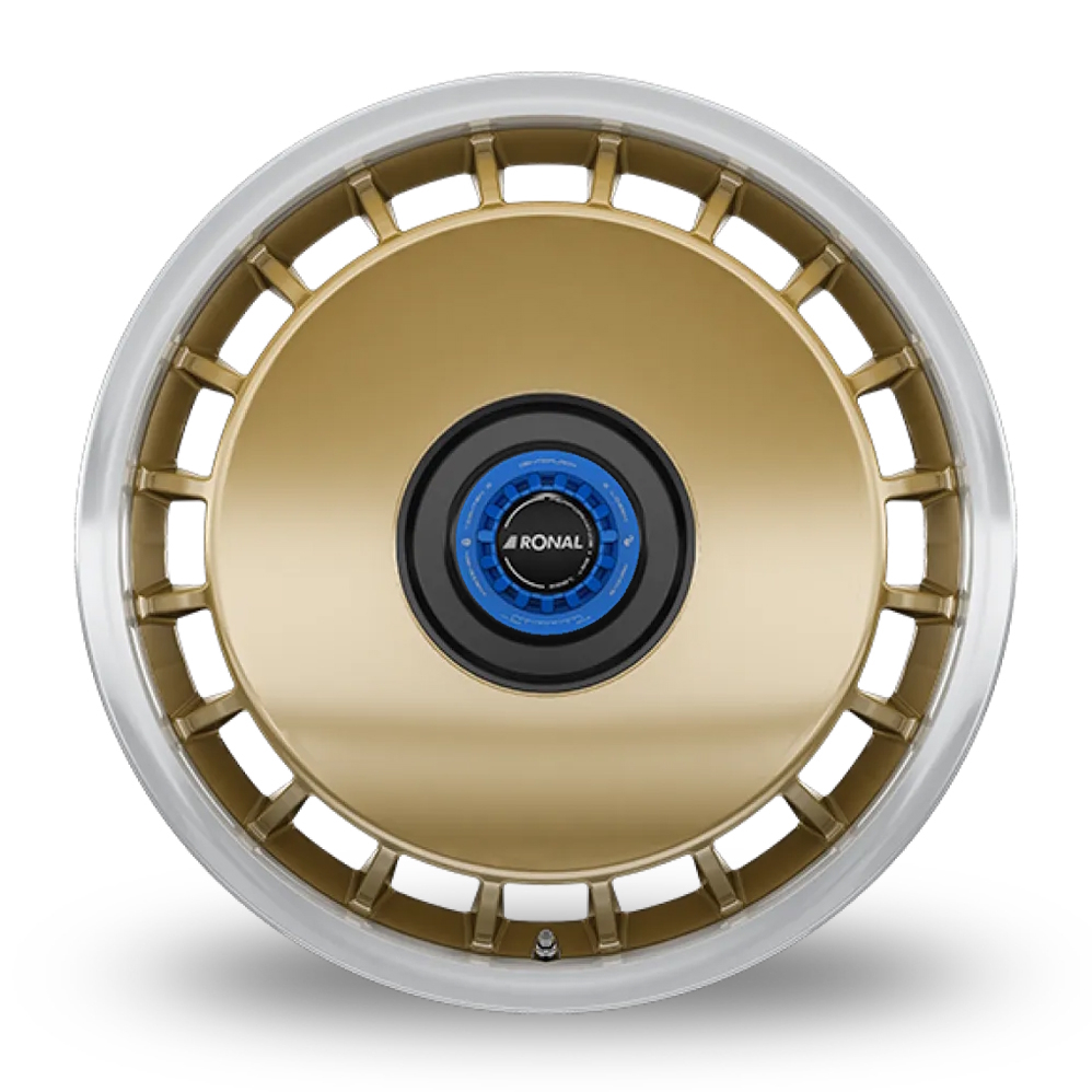 18" Ronal R50 REV-M Racing Gold Polished Rim Alloy Wheels