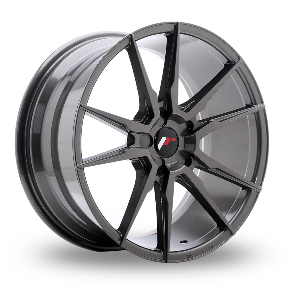 Japan Racing JR21 (8.5x19) (Custom Fitment) Hyper Grey Alloy Wheels