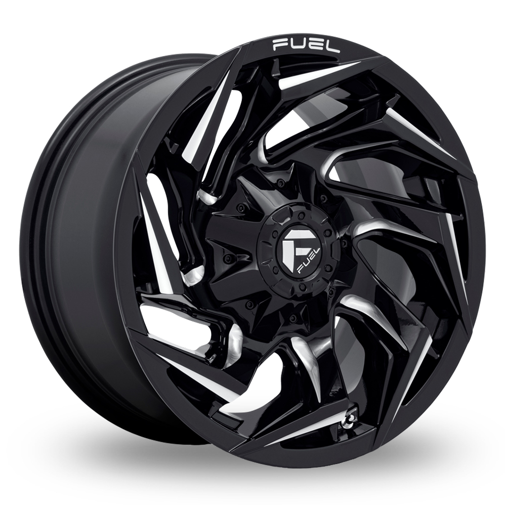 Fuel Off-Road D753 Reaction (USA Warehouse) Gloss Black Milled Alloy Wheels