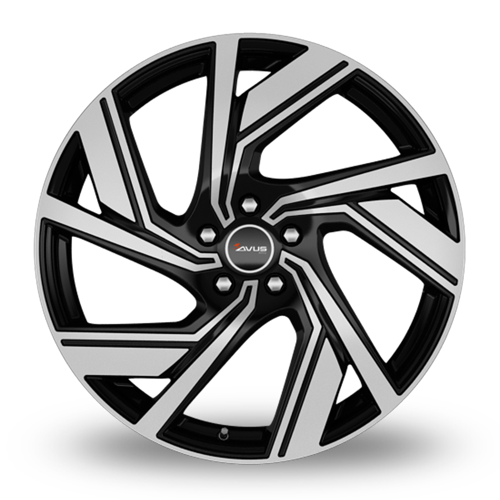 19" Avus Racing AC-522 Black Polished Alloy Wheels