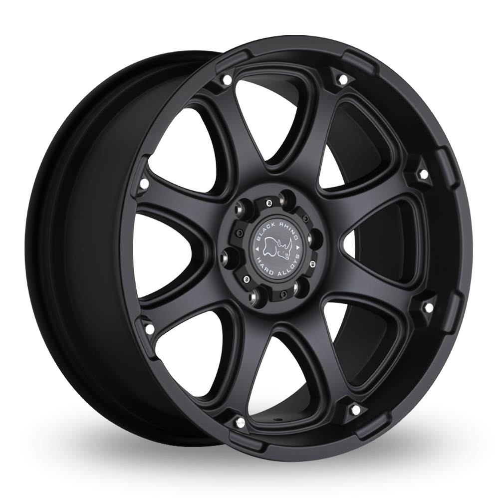Black Rhino Glamis (USA Warehouse) Matt Black Alloy Wheels