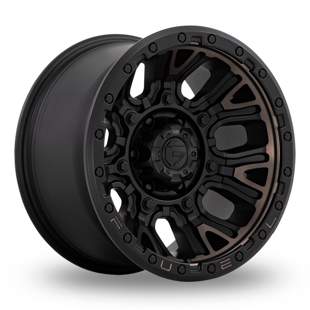 17" Fuel Off-Road D824 Traction (EU Warehouse) Matte Black With Double Dark Tint Alloy Wheels