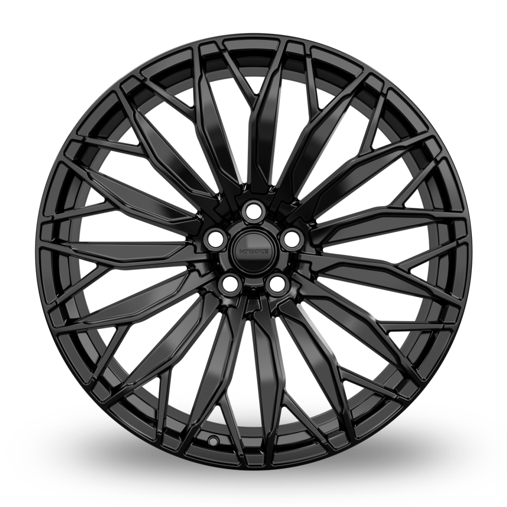 23" Hawke Zenith II Black Alloy Wheels