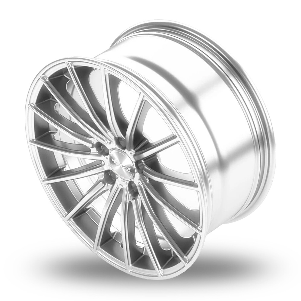 19" Brock B36 Hyper Silver Alloy Wheels