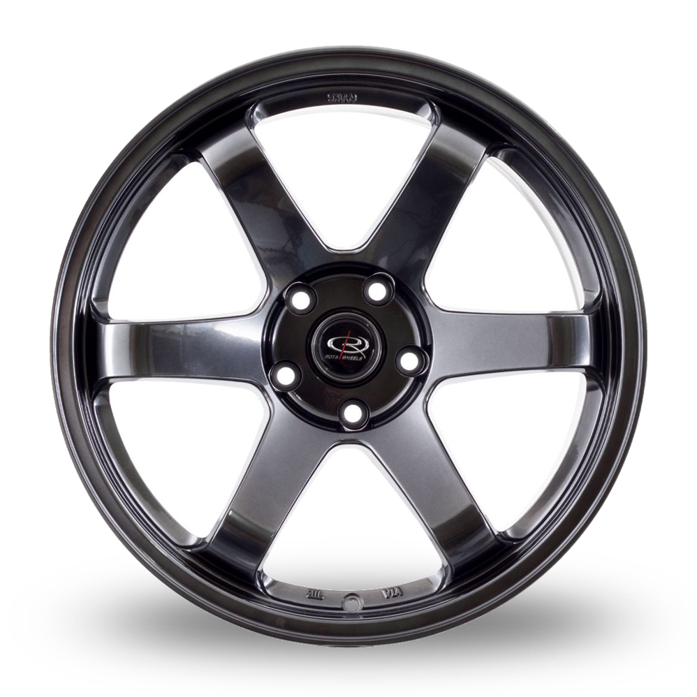 17" Rota Grid Hyper Black Alloy Wheels