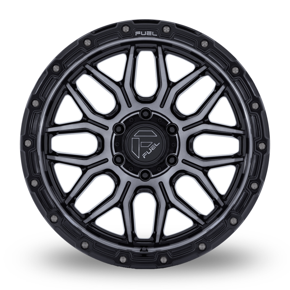 20" Fuel Off-Road FC881 Surge Gloss Black Machined With Gray Tint Alloy Wheels