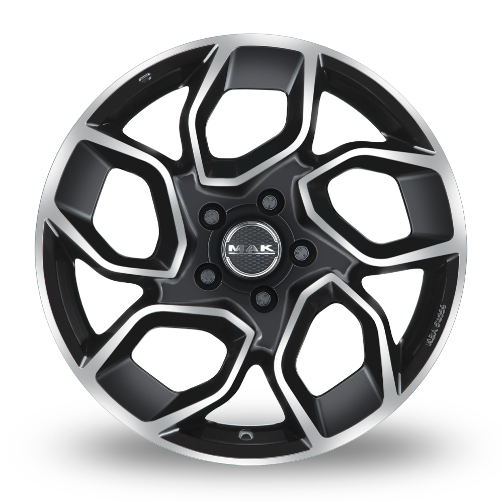 16" MAK Express Black Mirror Alloy Wheels