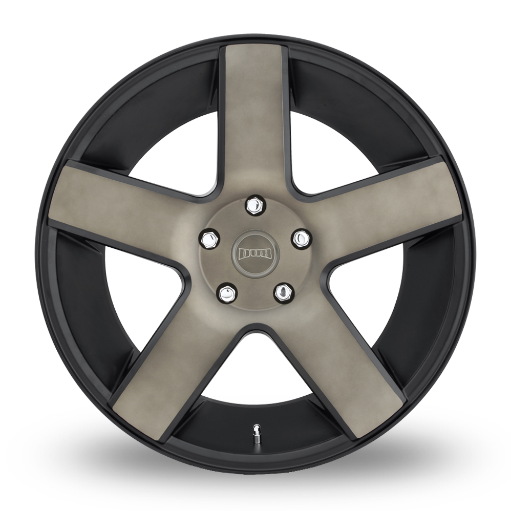 22" DUB S116 Baller (USA Warehouse) Matt Black Double Dark Tint Alloy Wheels