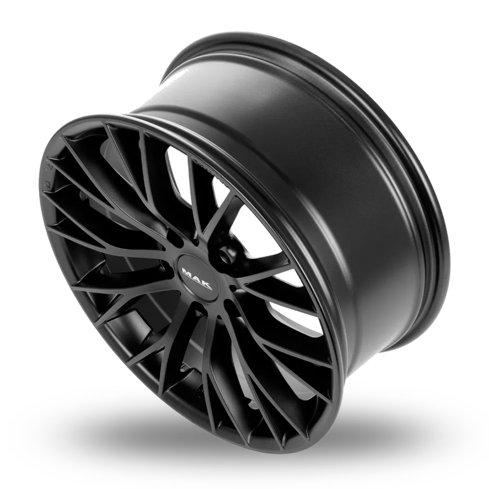 18" MAK Munchen Matt Black Alloy Wheels