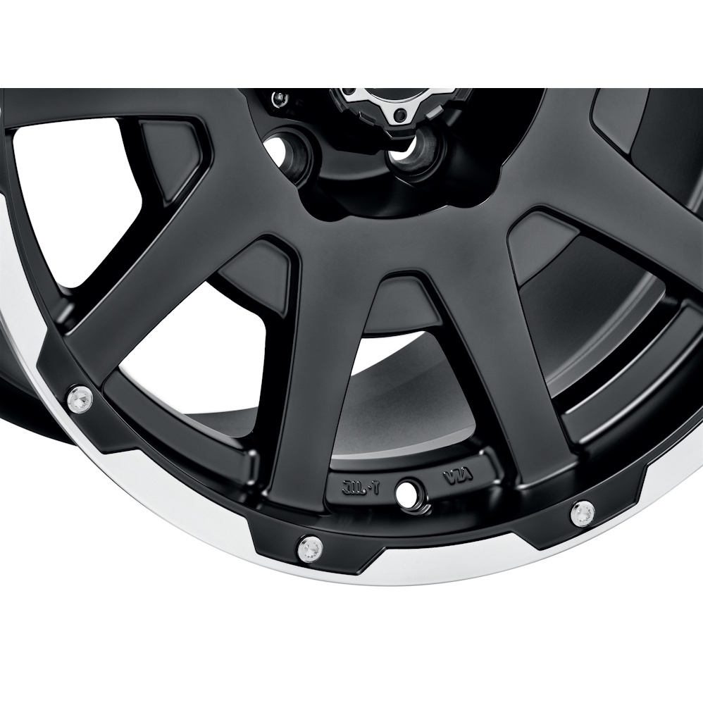 17" Sparco Dakar Matt Black Lip Polished Rivets Alloy Wheels
