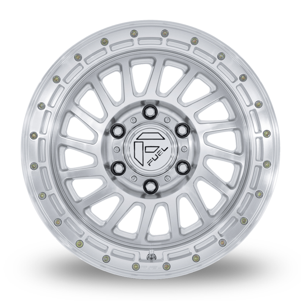 17" Fuel Off-Road FC897 Havoc (USA Warehouse) Gloss Silver Polished Alloy Wheels