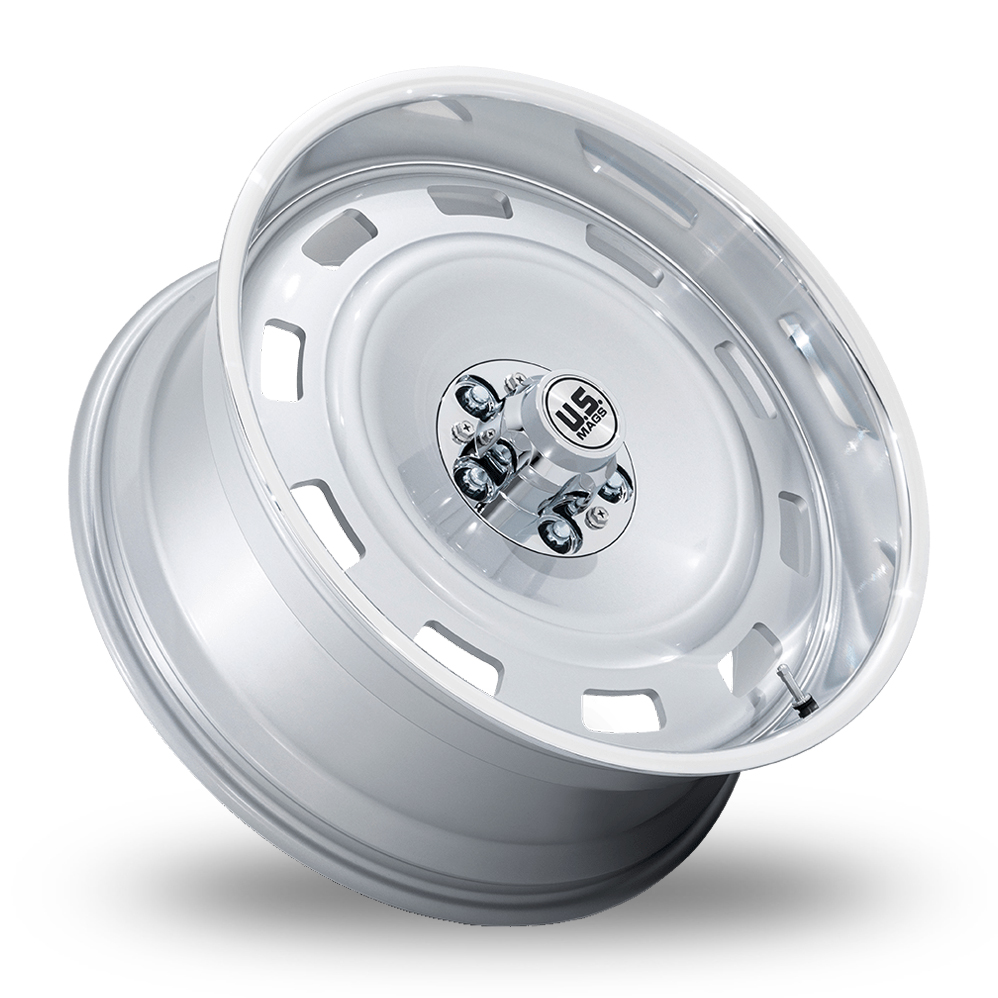 17" US Mags UC143 Scottsdale Silver With Diamond Cut Lip Alloy Wheels
