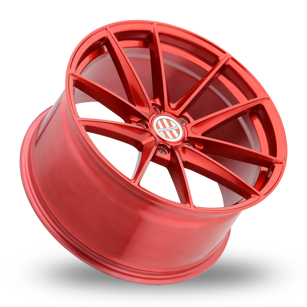 22" Victor Equipment Zuffen Candy Red Alloy Wheels