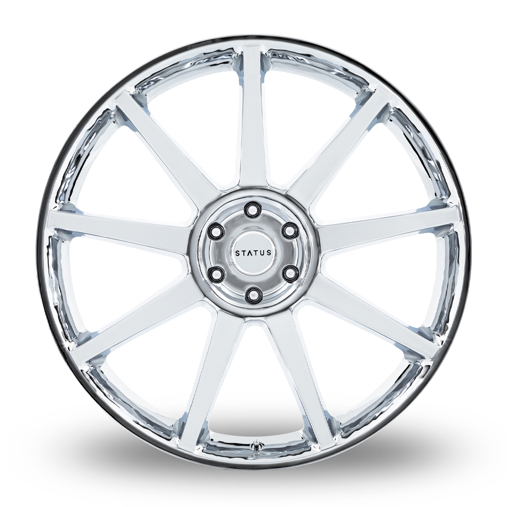 22" Status Mammoth Chrome Alloy Wheels