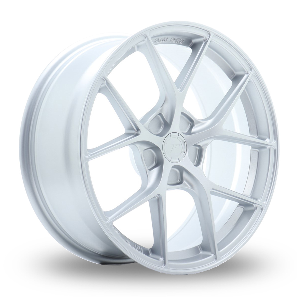 Japan Racing SL-01 (8x18) (Custom Fitment) Matt Silver Alloy Wheels