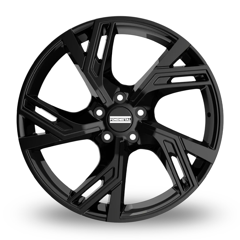 18" Fondmetal Atena Gloss Black Alloy Wheels