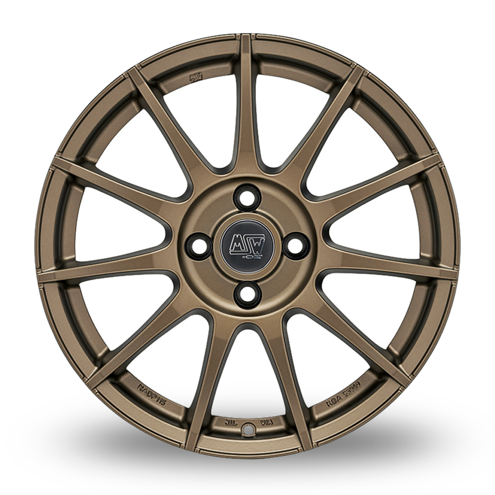 17" MSW (by OZ) 85 Matt Bronze Alloy Wheels