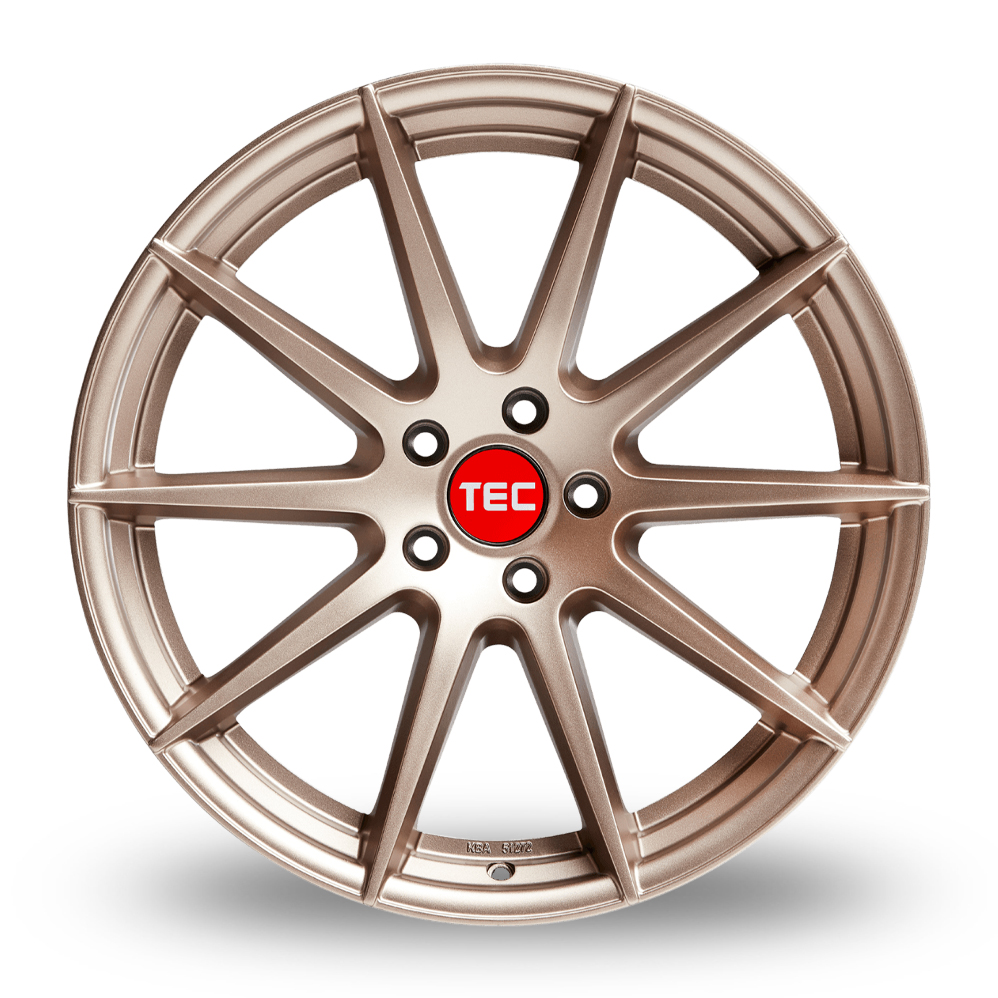 19" TEC Speedwheels GT7 Light Bronze Alloy Wheels