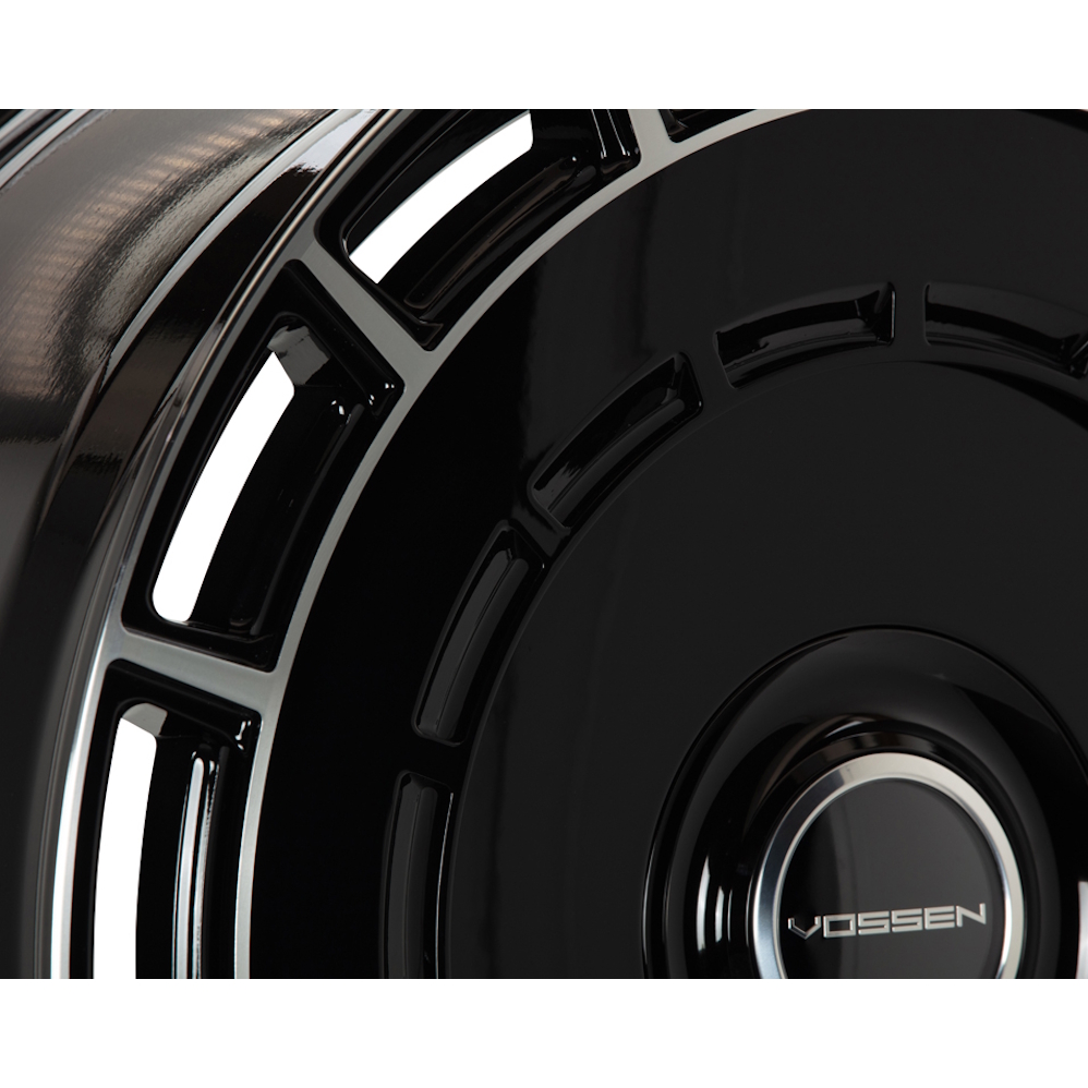 22" Vossen HF-9 (12x22) (Deep Concave) Gloss Black Polished Alloy Wheels