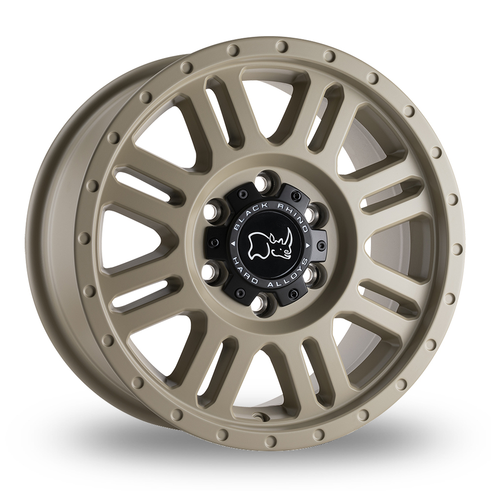 16" Black Rhino Yellowstone (USA Warehouse) Desert Sand Alloy Wheels