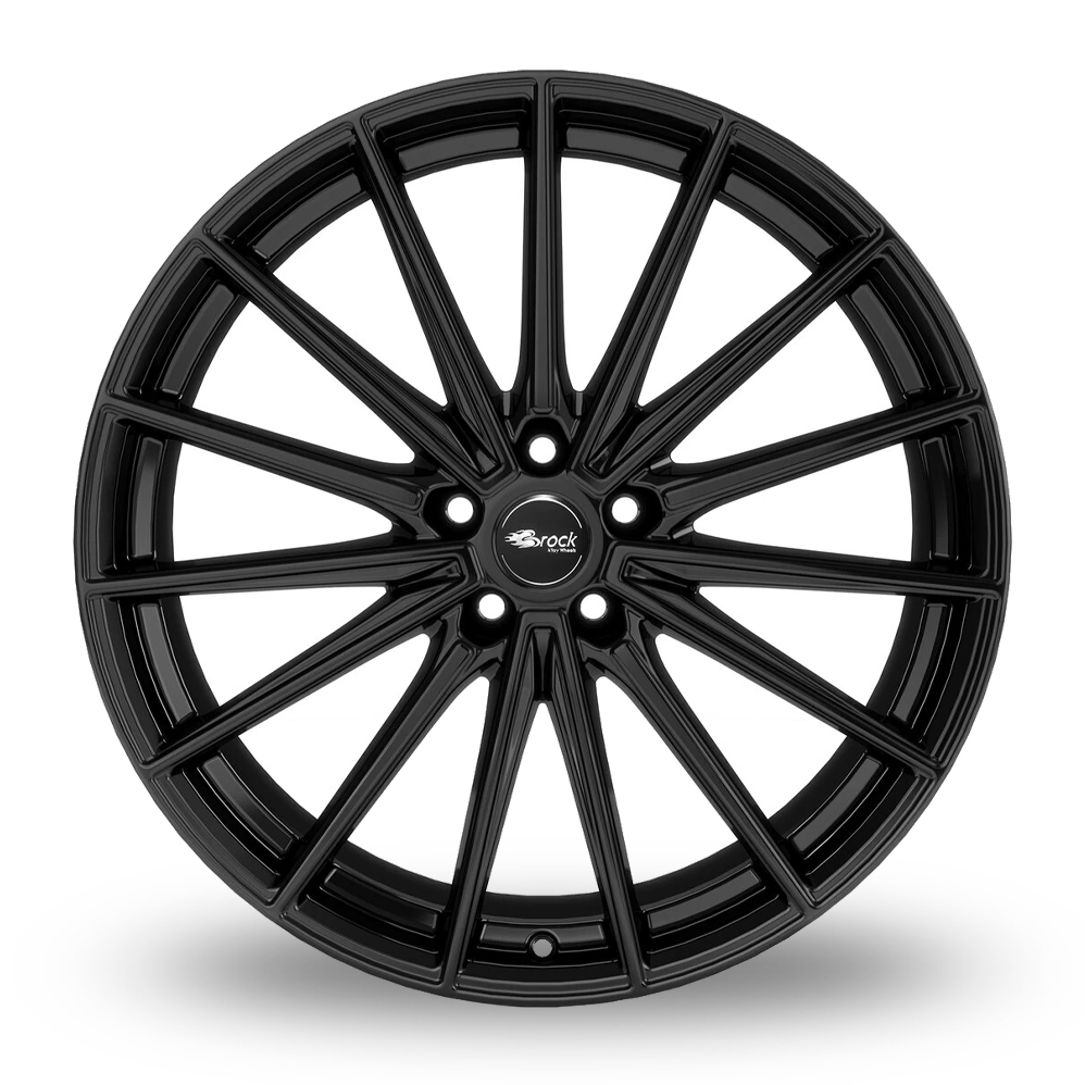 19" Brock B43 Gloss Black Alloy Wheels
