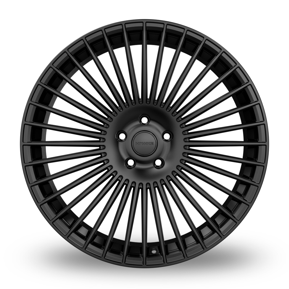 22" Hawke Saka Matt Black Alloy Wheels