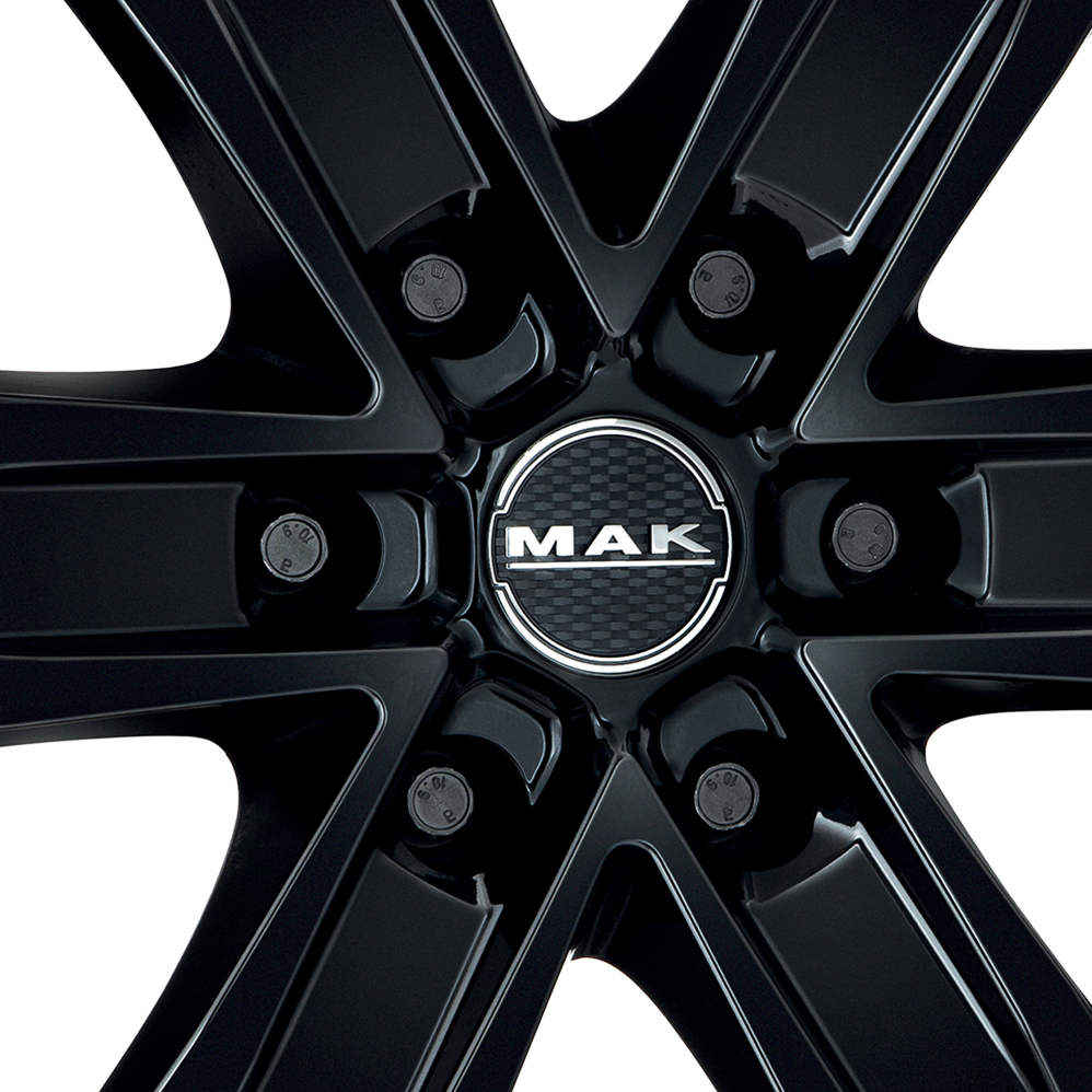 18" MAK STONE6 Gloss Black Alloy Wheels