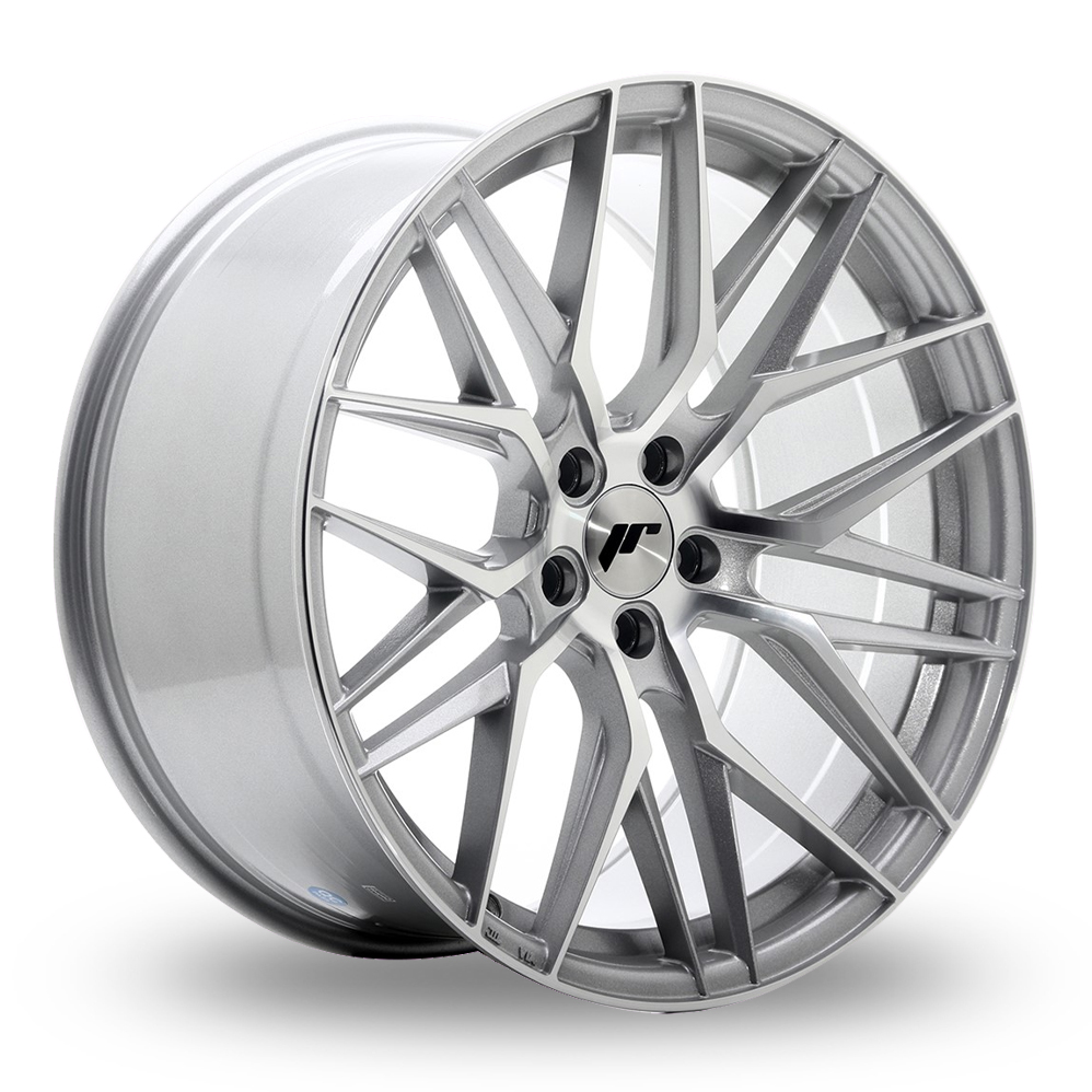 Japan Racing JR28 (10x20) Silver Machined Face Alloy Wheels