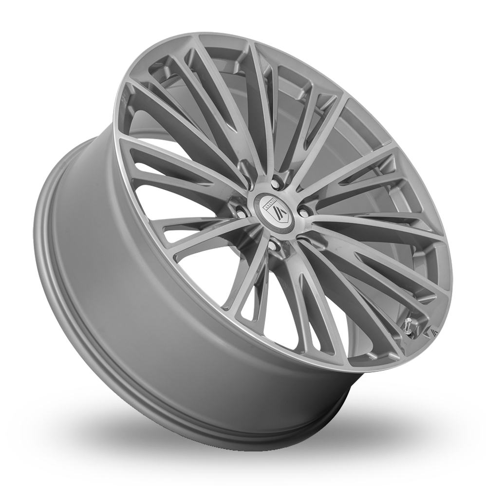 22" Asanti Black ABL30 Corona Titanium Brushed Alloy Wheels
