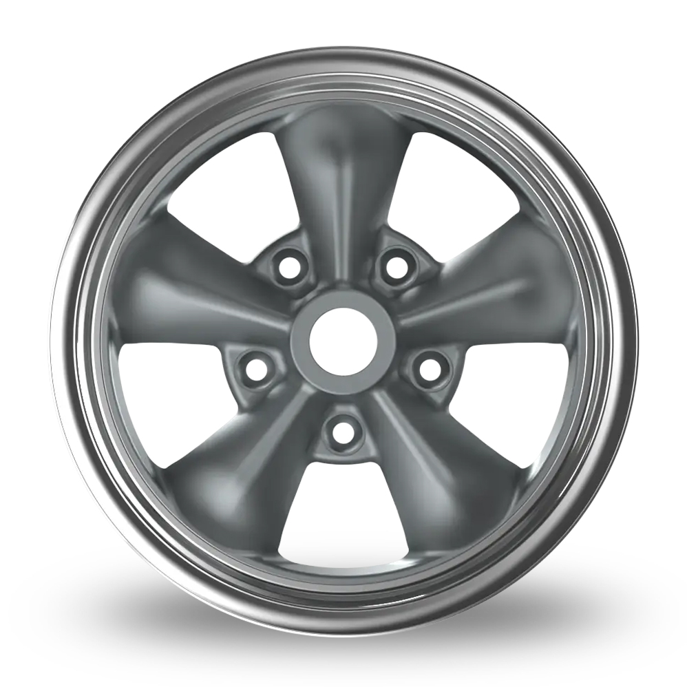 15" Fondmetal TT01 Matt Clearcoat Gloss Machined Alloy Wheels