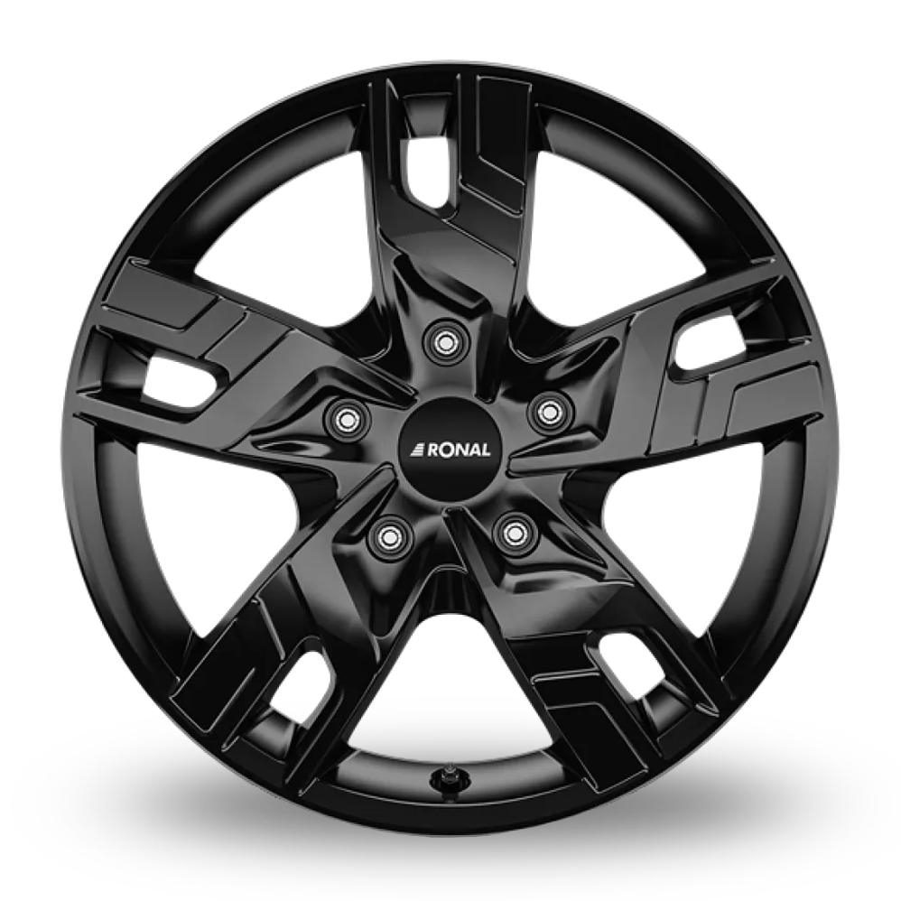 17" Ronal R64 Matt Black Alloy Wheels