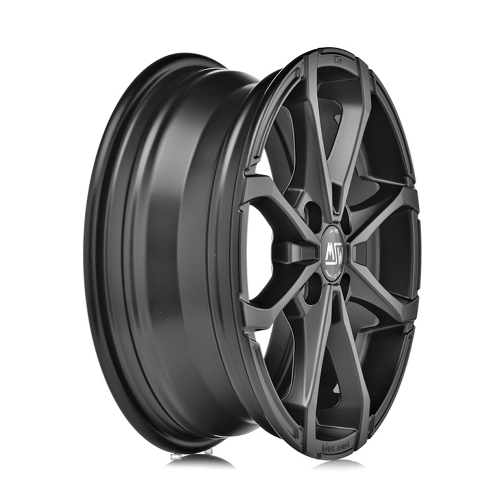 14" MSW (by OZ) X4 Matt Black Alloy Wheels