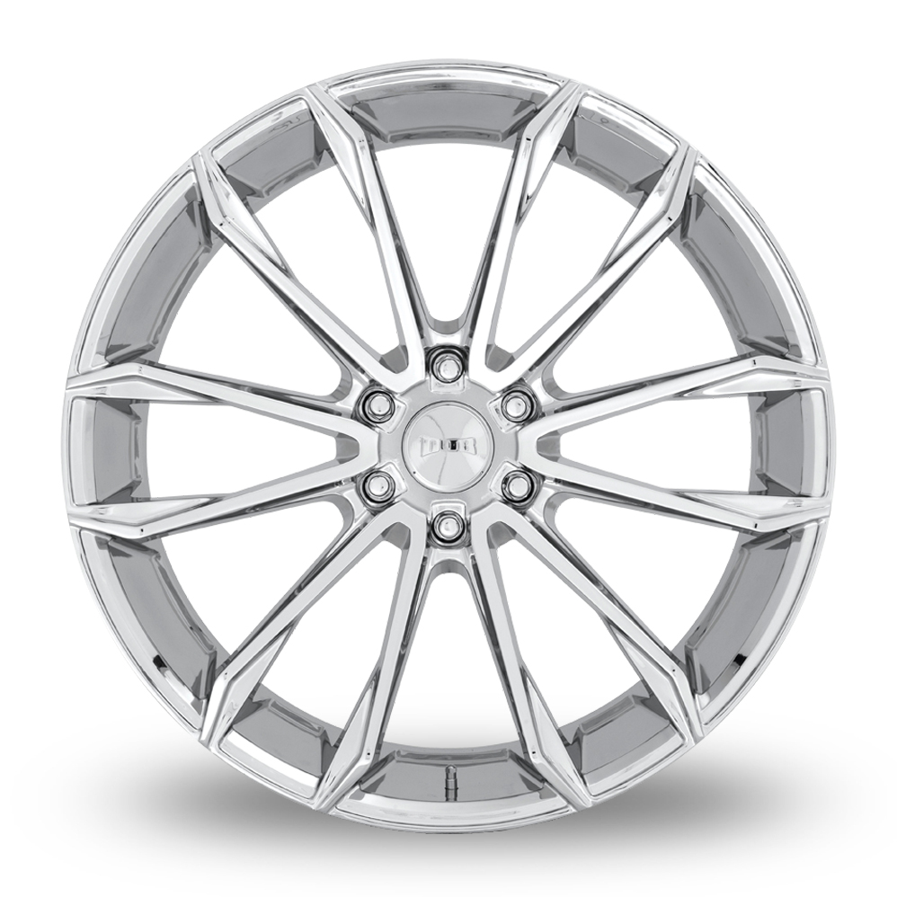 24" DUB S251 Clout Chrome Plated Alloy Wheels