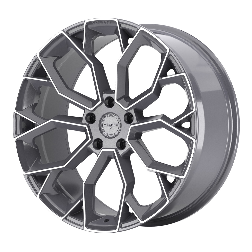 22" Velare VLR15 Platinum Grey Polsihed Alloy Wheels