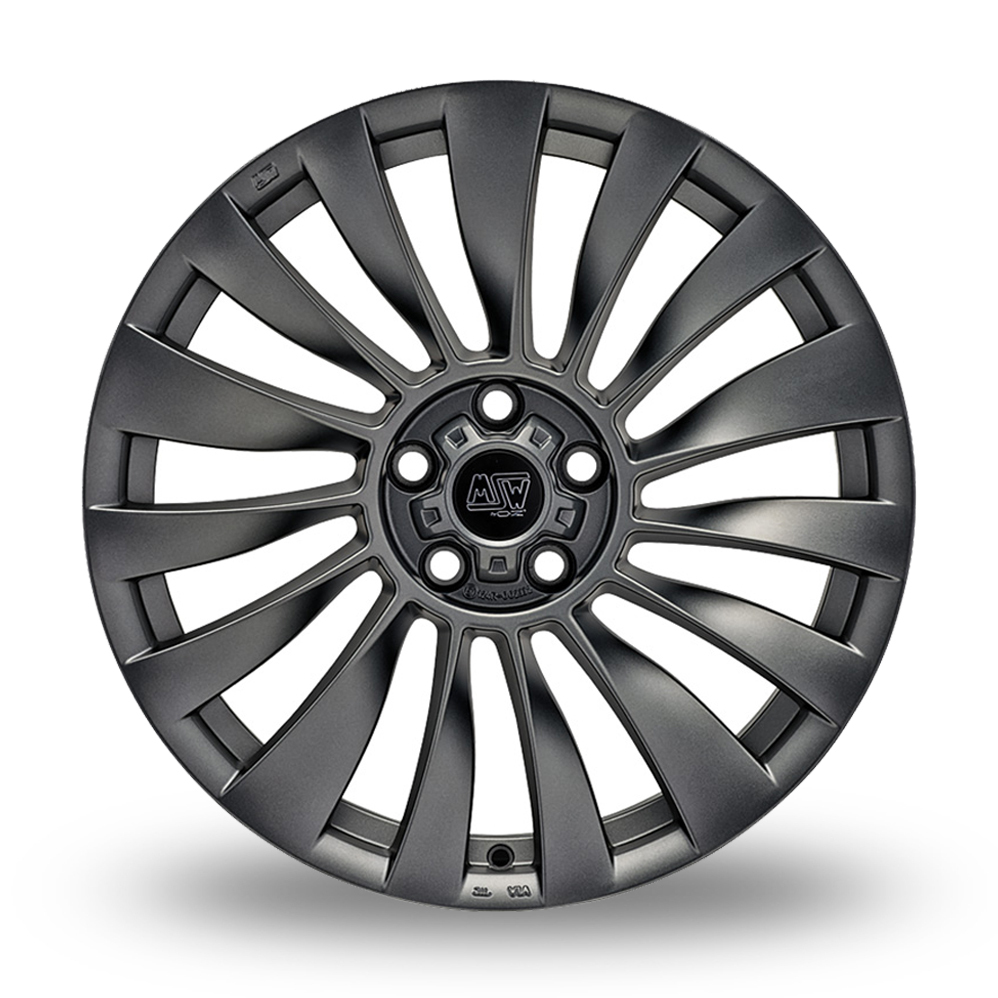19" MSW (by OZ) 37T Matt Dark Graphite Alloy Wheels