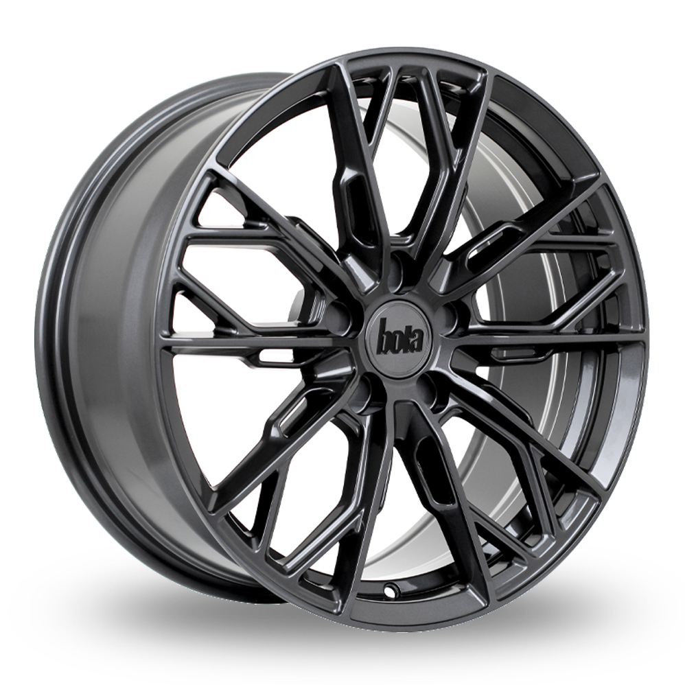 9x20 5x100 ET15-50 Bola FLS (Gloss Gunmetal) (76.0cb) (900kg Load) (12.0kg Weight) (TW) Alloy Wheels
