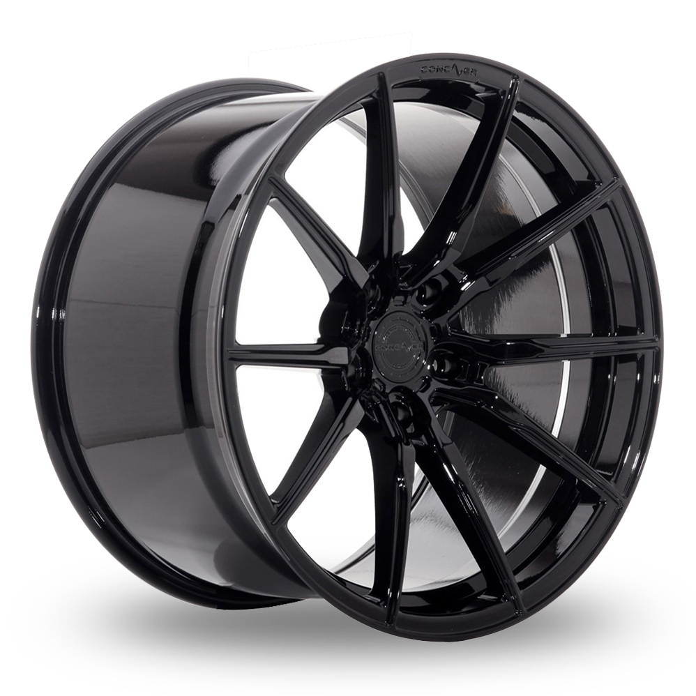 Concaver CVR4 (8.5x19) (Performance Concave) Platinum Black Alloy Wheels
